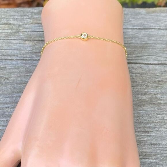 NWT New Marrin Costello Soleil Gold Over Sterling/Topaz Stone Bracelet $150 MSRP - Picture 11 of 15